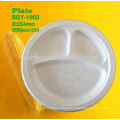 6 7 8 9 10 inch Wholesale Biodegradable Disposable Cornstarch Plastic Round Plates